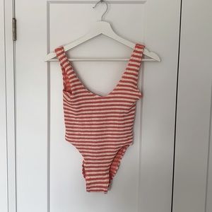 Bound One Size Ultra Low Back Bathing Suit